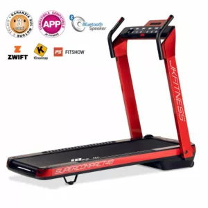 JK Fitness SUPERCOMPACT48 Rouge - Compatible Zwift et Kinomap-Neuf